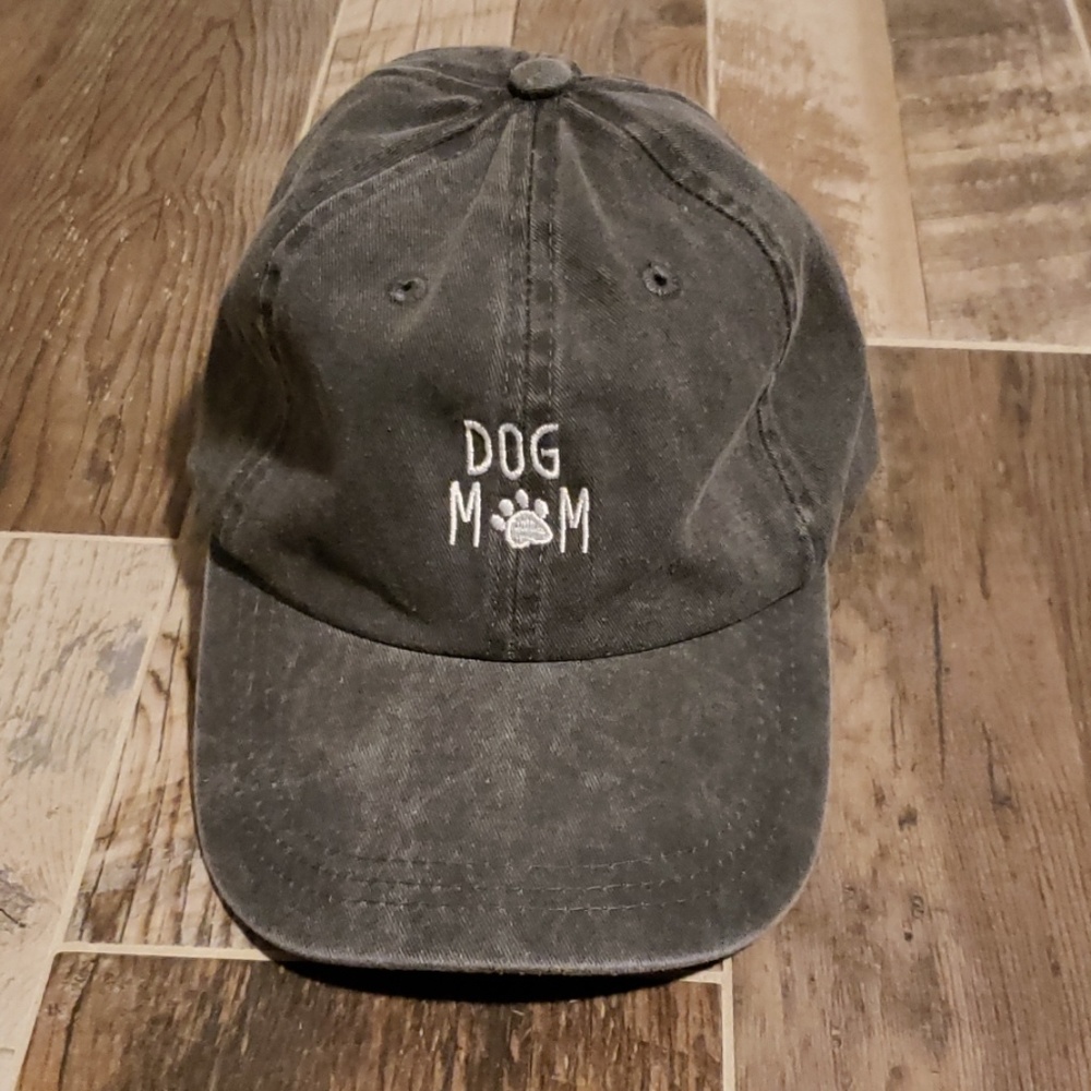 Dog Mom Black Baseball Cap